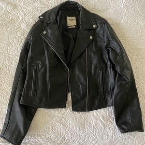 Abercrombie Vegan Leather Jacket